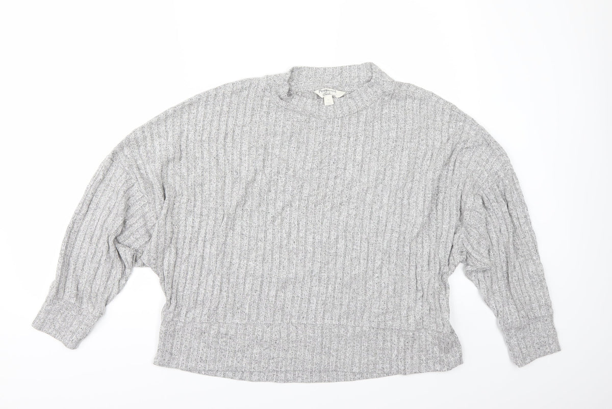 Additional front view of Marks & Spencer women’s grey jumper, size UK 14