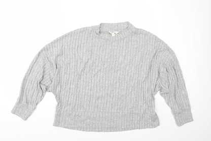 Additional front view of Marks & Spencer women’s grey jumper, size UK 14