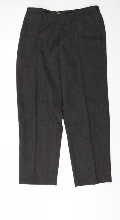 BM Womens Brown   Trousers  Size 16 L28 in
