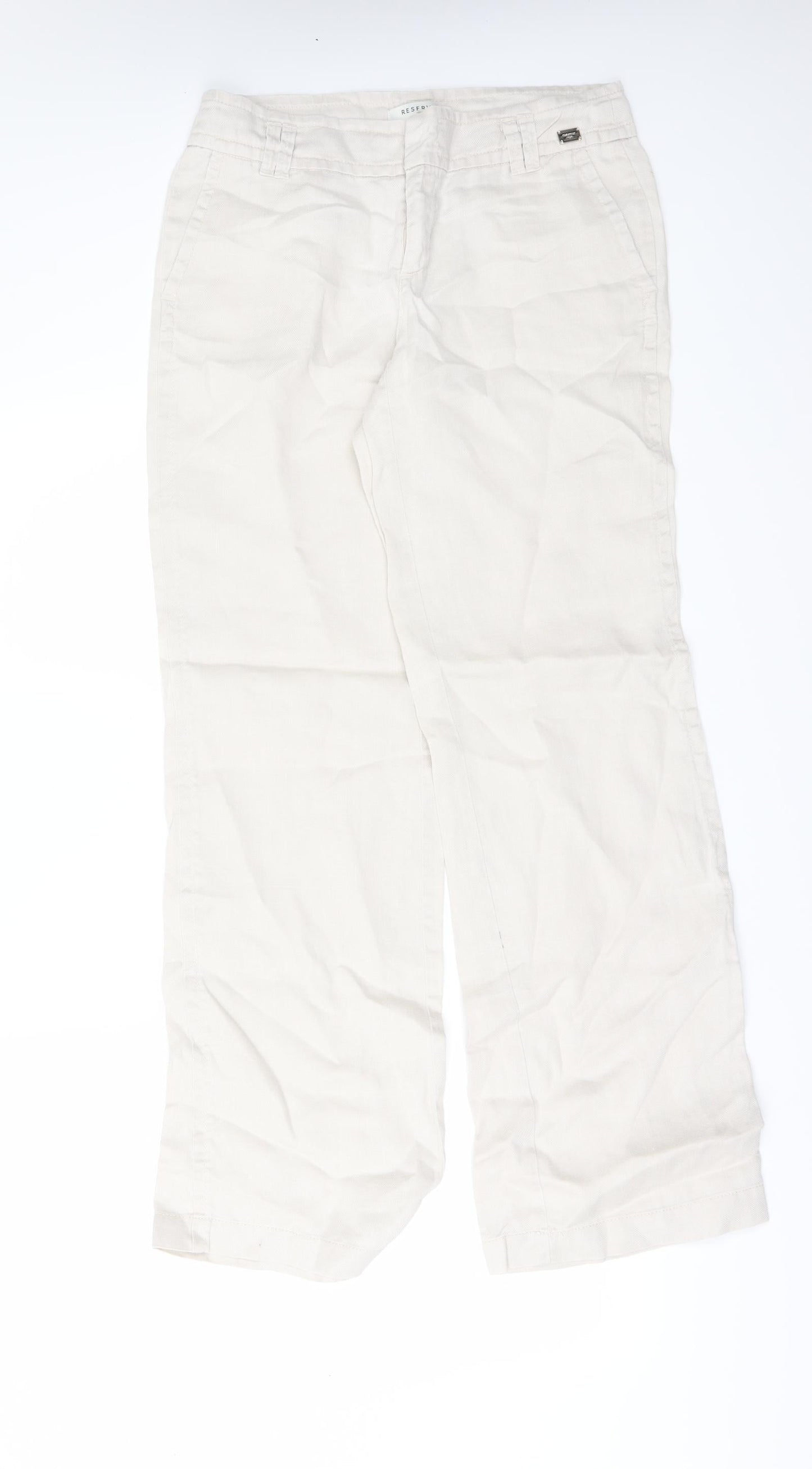 RESERVED Womens Beige   Trousers  Size 36 L31 in