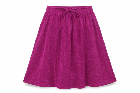 Front view of Paul Seperates women’s purple a-line skirt, size UK 14