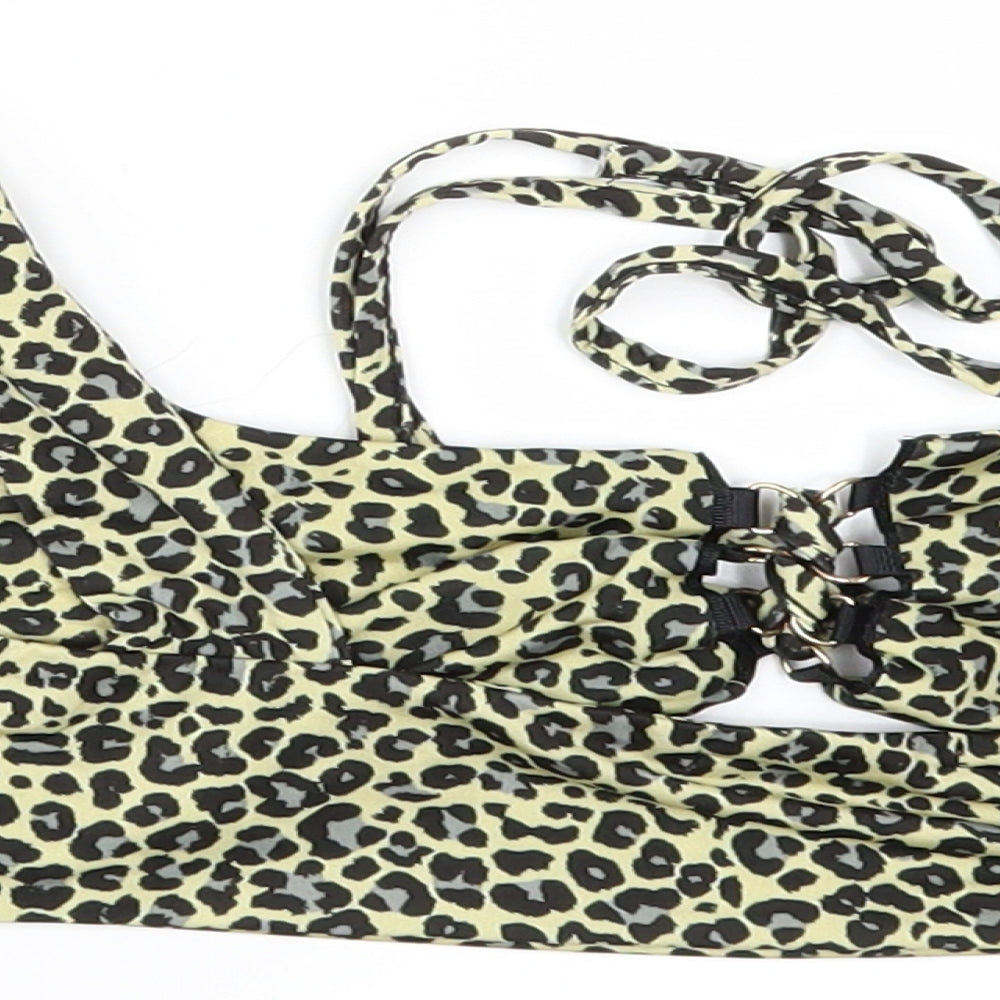 Womens UK Size 10 I SAW IT FIRST Yellow Camisole Blouse
