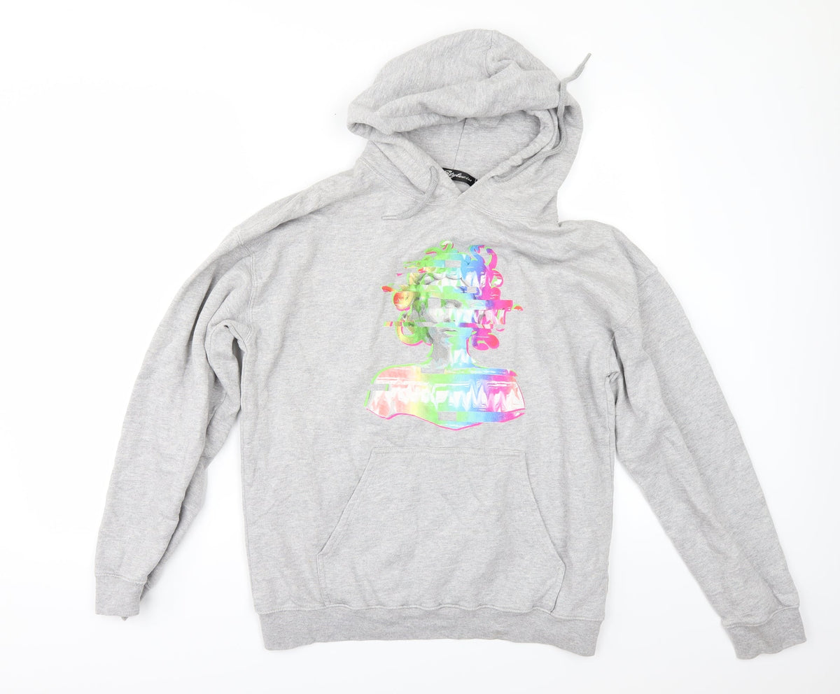 Additional front view of STYLIWISE women’s grey pullover hoodie, size S