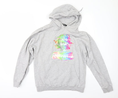Additional front view of STYLIWISE women’s grey pullover hoodie, size S