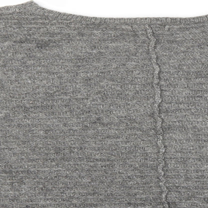 New Look Womens Grey  Knit Pullover Jumper Size L