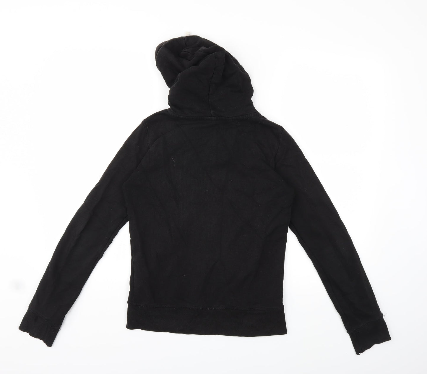 Preworn Womens Black   Full Zip Hoodie Size XS