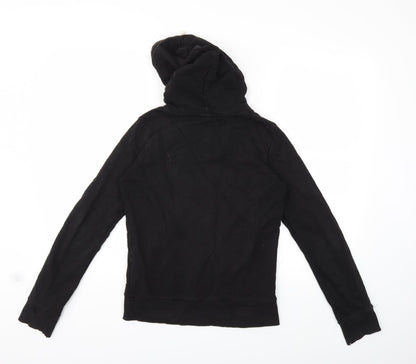 Preworn Womens Black   Full Zip Hoodie Size XS