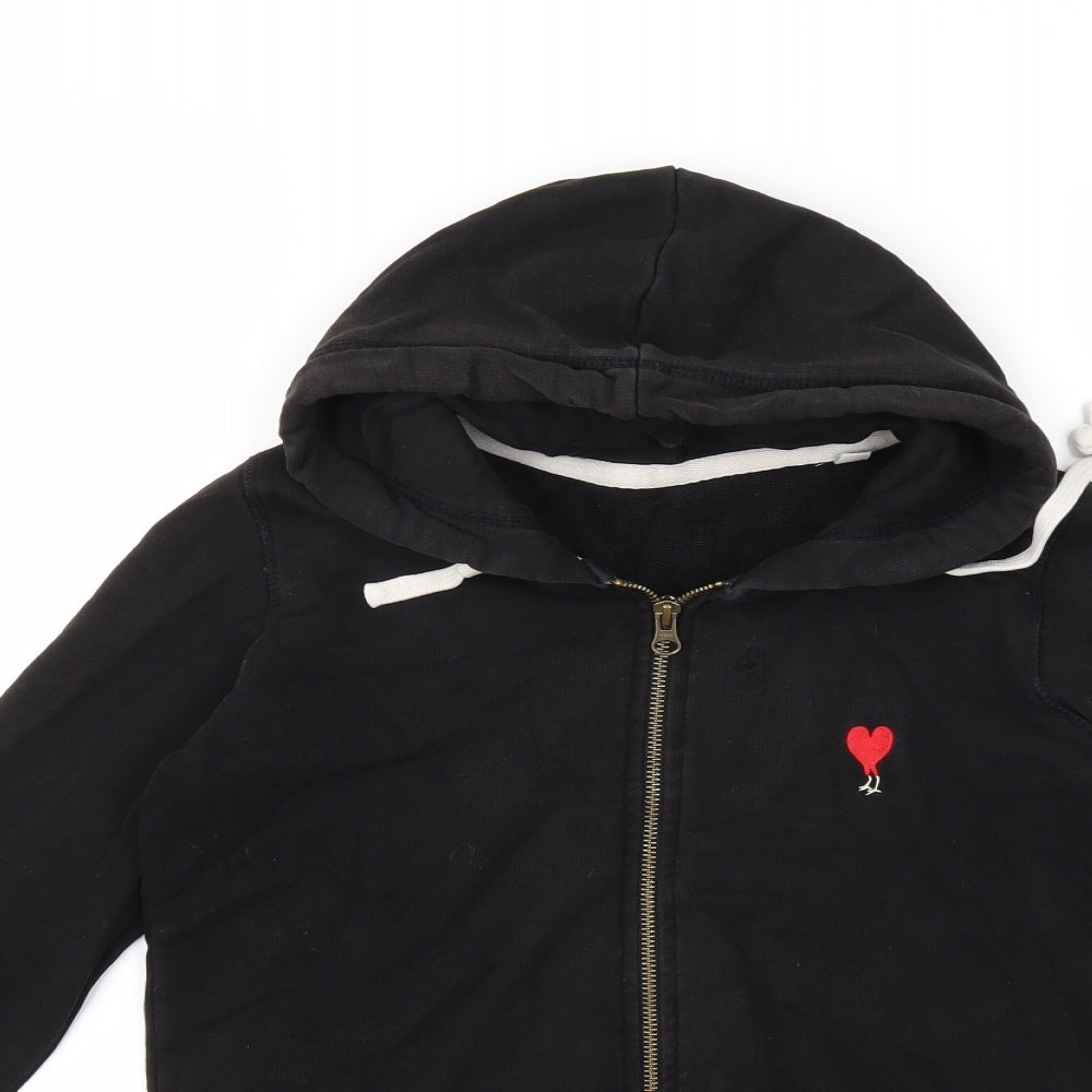 Preworn Womens Black   Full Zip Hoodie Size XS