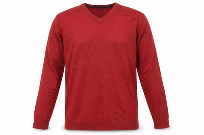 Mens UK Size L M&Co Red Pullover Jumper