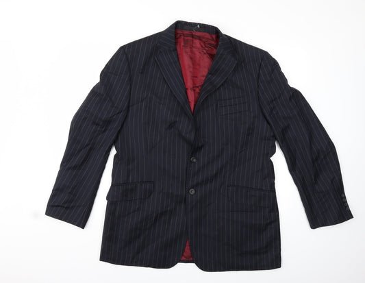 Mens UK Size 42 Preworn Regular Blue Suit Jacket