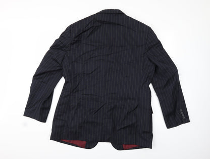 Mens UK Size 42 Preworn Regular Blue Suit Jacket