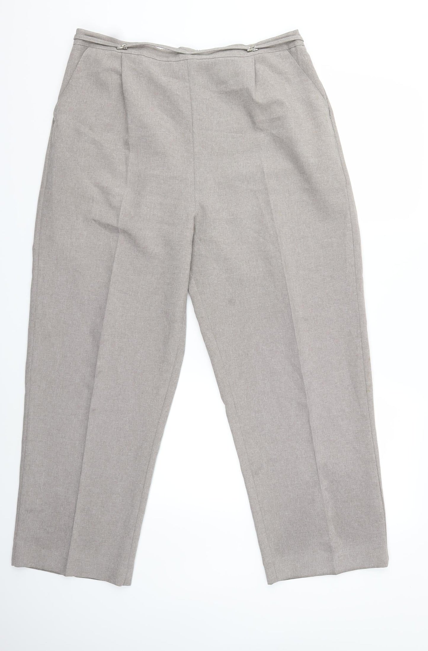 Bonmarché Womens Grey   Trousers  Size 18 L26 in