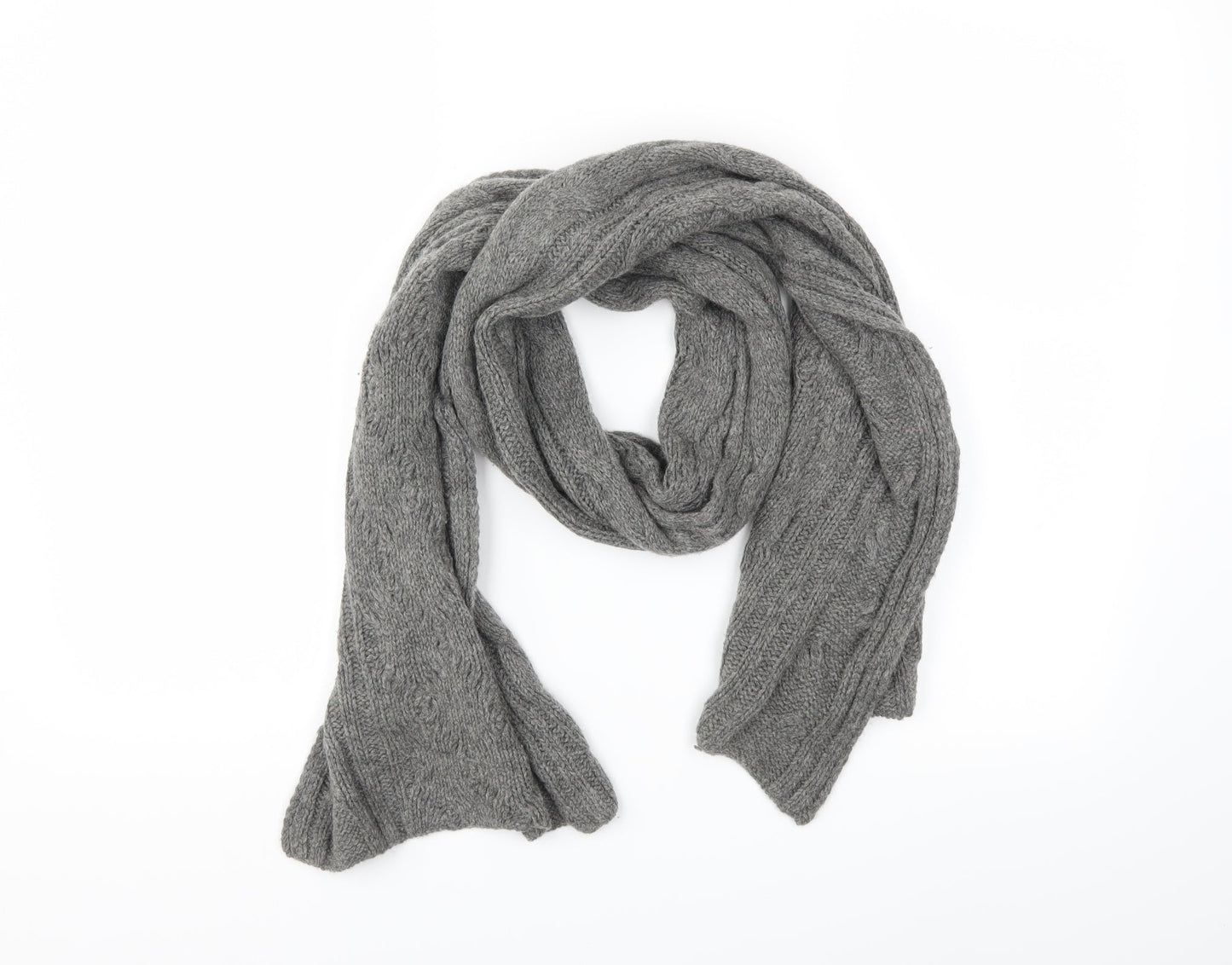 Preworn Womens Grey    Scarf