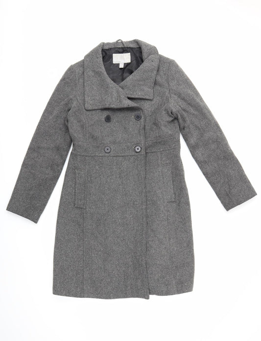 Old Navy Womens Grey   Trench Coat Coat Size M