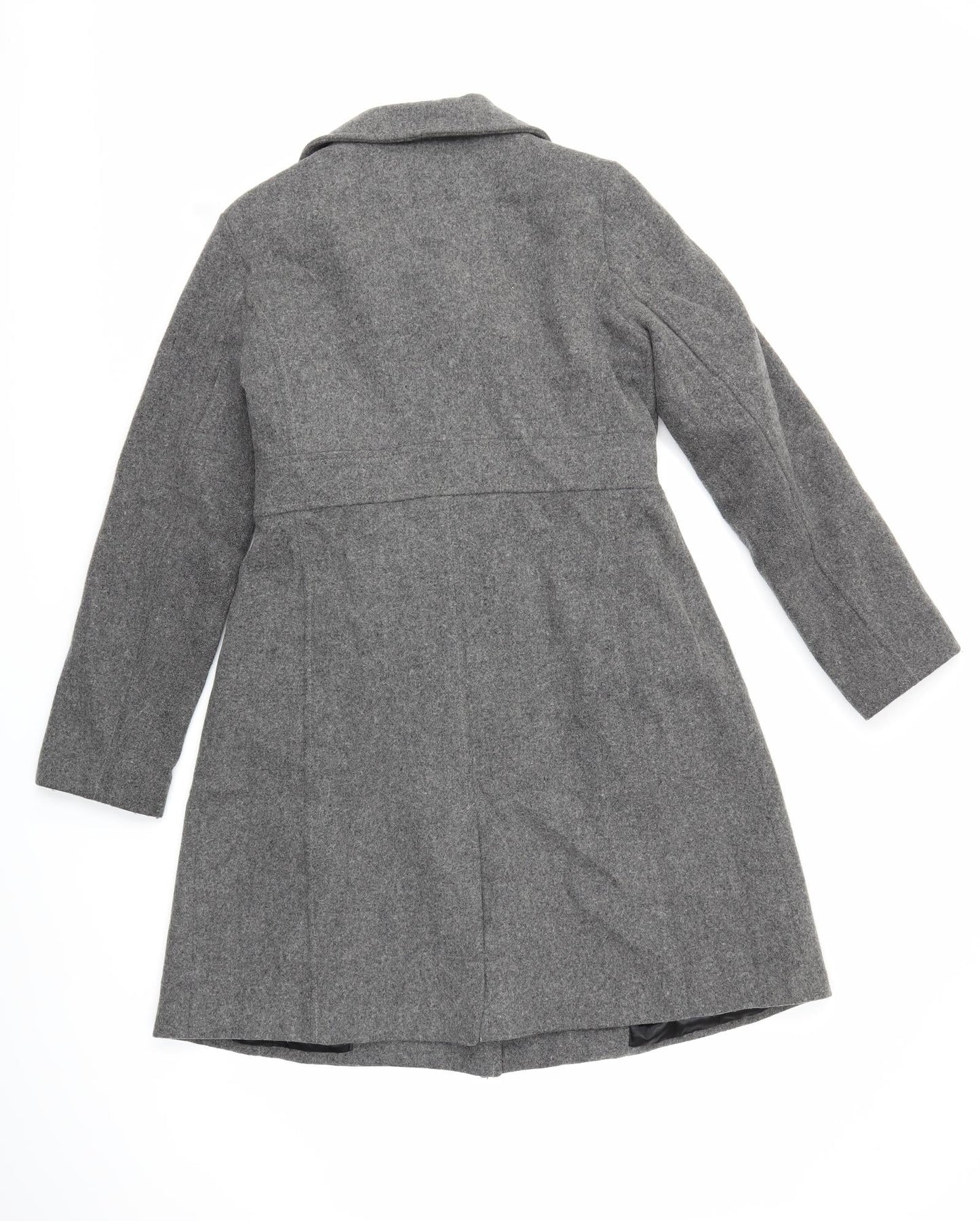 Womens UK Size M Old Navy Grey Trench Coat