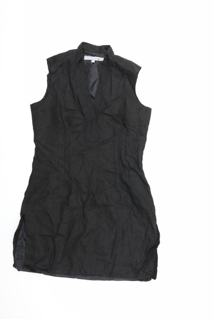 Womens UK Size 10 NEXT Black Tunic Tank