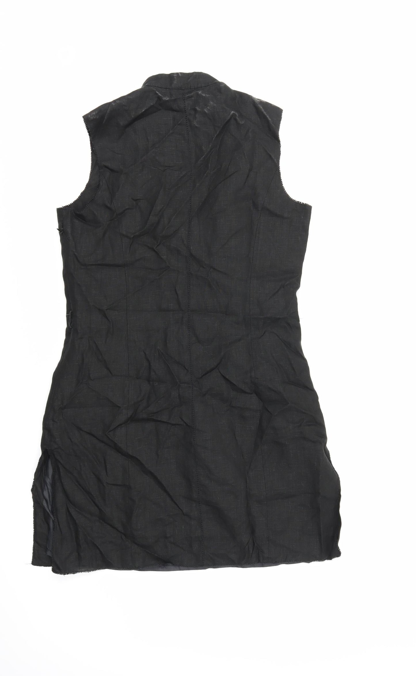 Womens UK Size 10 NEXT Black Tunic Tank