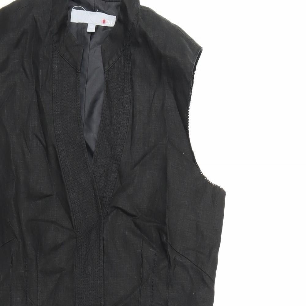 Womens UK Size 10 NEXT Black Tunic Tank