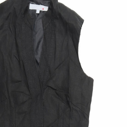 Womens UK Size 10 NEXT Black Tunic Tank