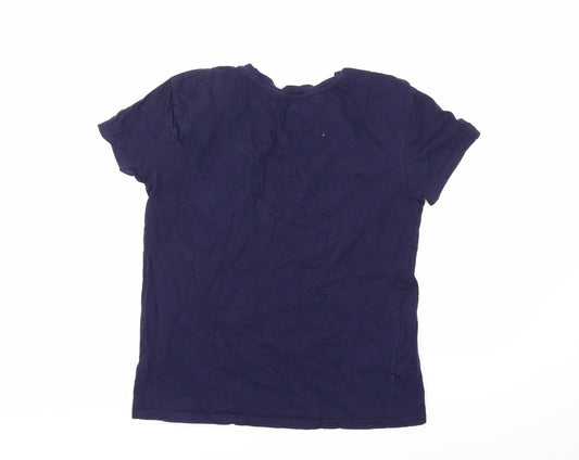 Bershka Womens Blue   Basic T-Shirt Size M