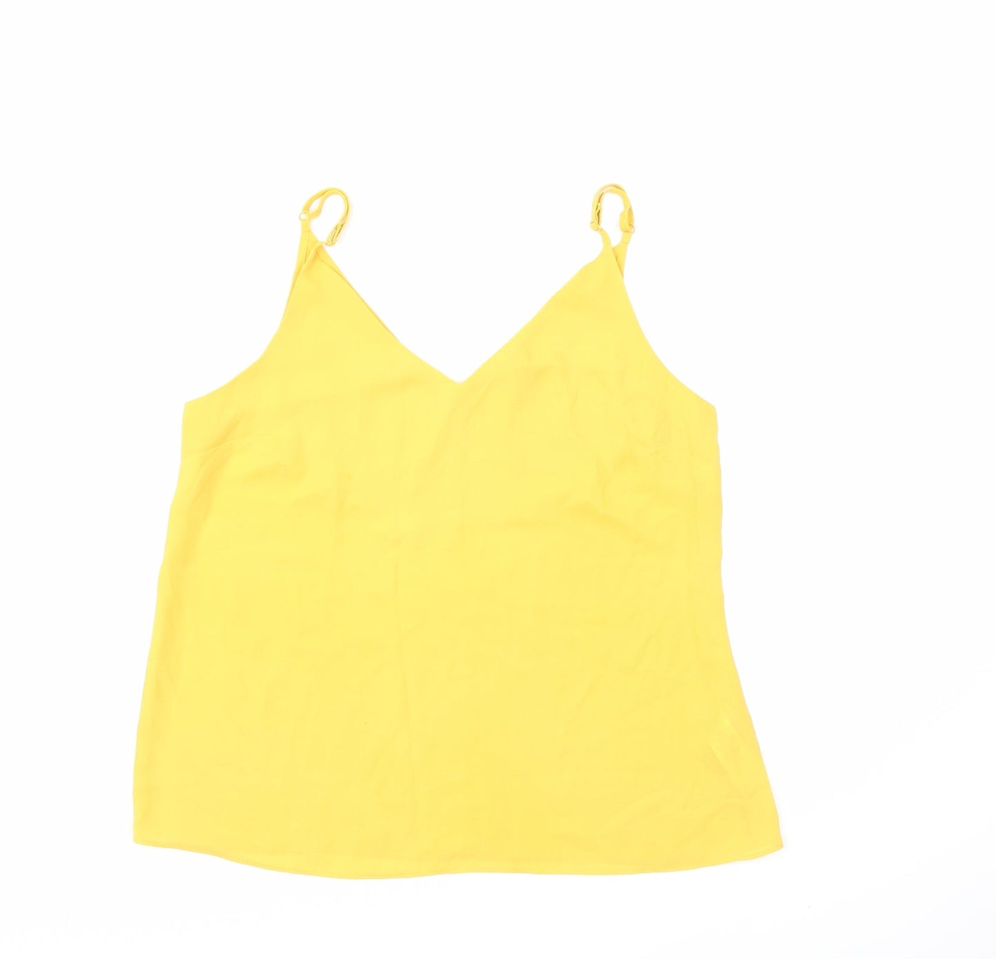 Primark Womens Yellow   Basic Tank Size 10