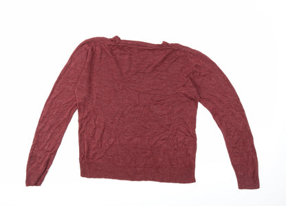 Cedar Wood State Mens Red  Knit Pullover Jumper Size XL