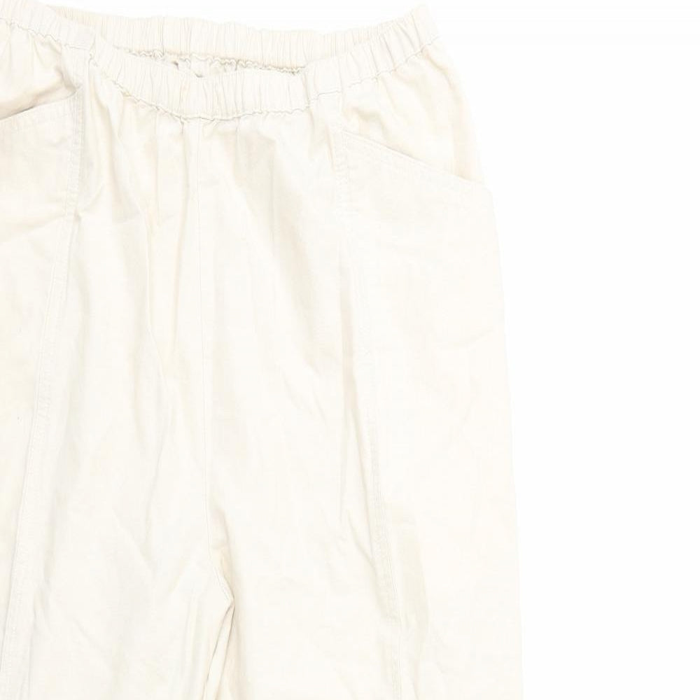 Womens UK Size 18 EWM Regular Fit  Beige Trousers