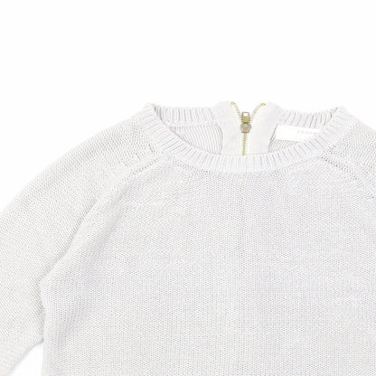Zara Womens Grey  Knit Pullover Jumper Size S