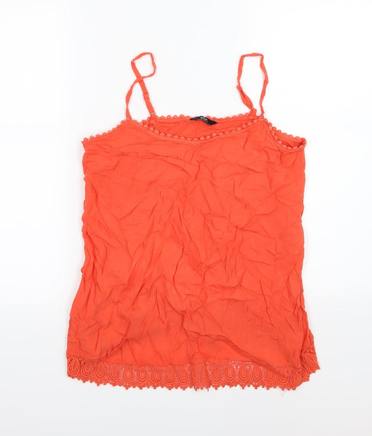 F&F Womens Red   Basic Blouse Size 8