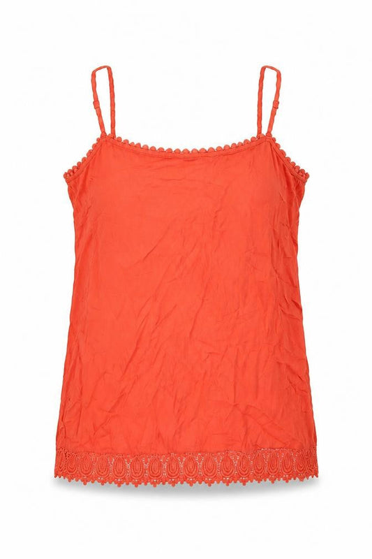 Womens UK Size 8 F&F Red Basic Blouse
