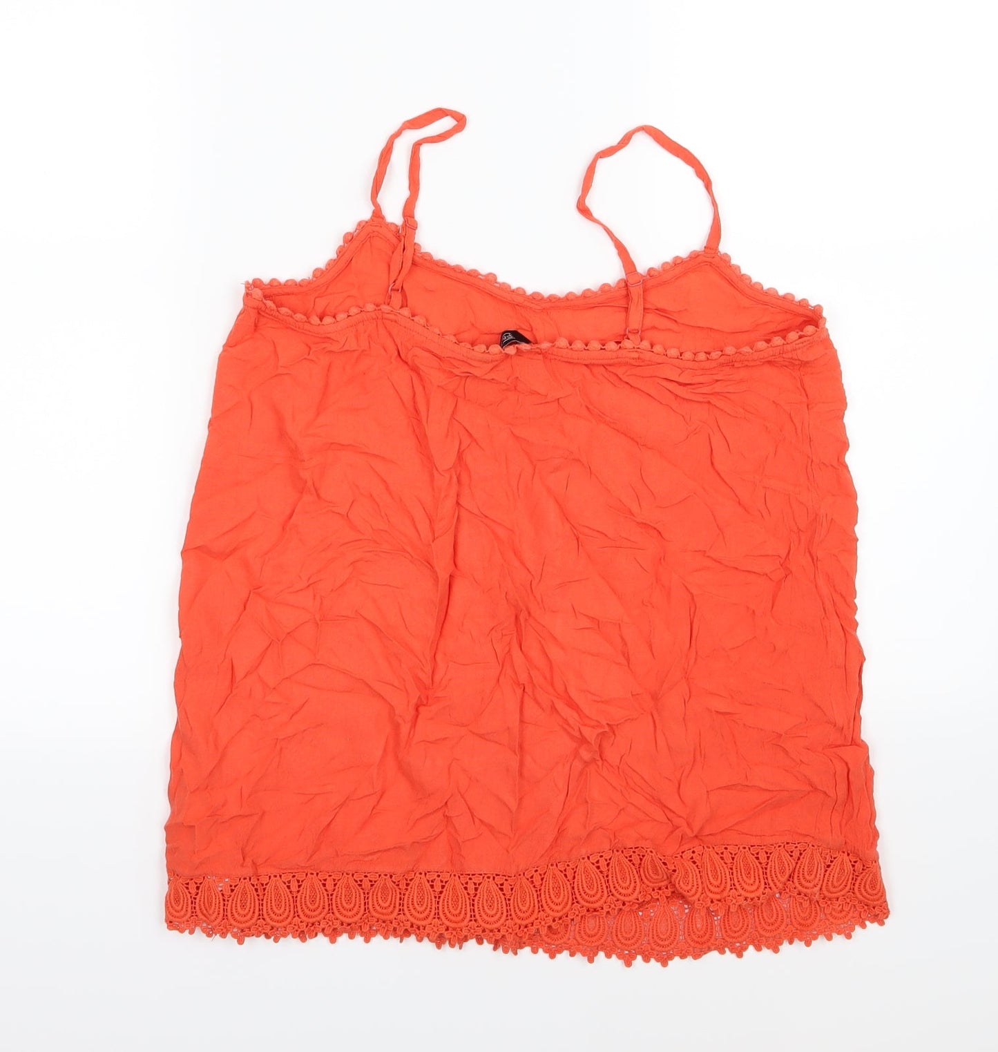 Womens UK Size 8 F&F Red Basic Blouse