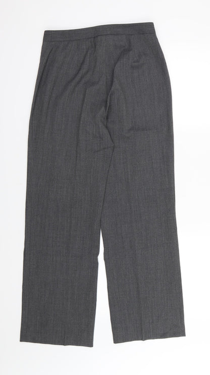 Womens UK Size 10 Artigiano Regular Fit  Grey Trousers