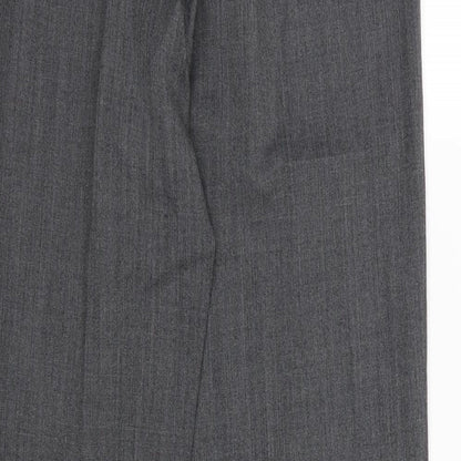 Womens UK Size 10 Artigiano Regular Fit  Grey Trousers