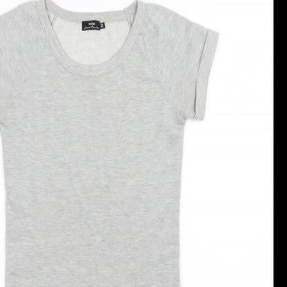 Miss Anna Girls Grey  Jersey T-Shirt Dress  Size 12 Years