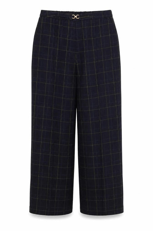 Womens UK Size 12 Damart Regular Fit  Blue Trousers