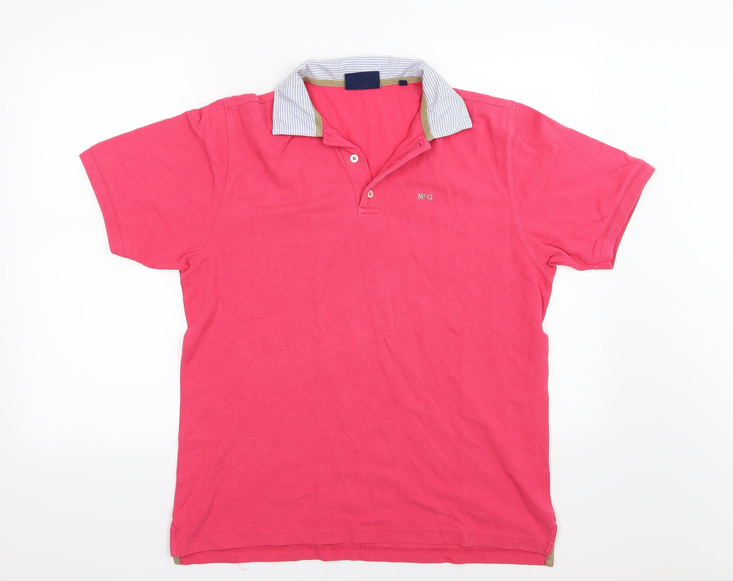 McGregor Mens Pink    Polo Size M