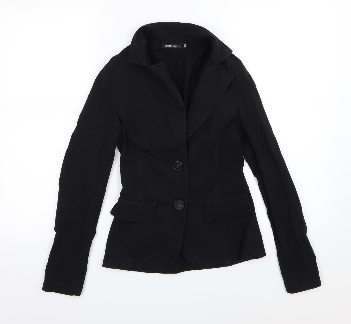 Additional front view of Dani Group women’s black jacket, size XS