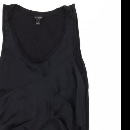 Ann Taylor Womens Black   Basic Tank Size S  - Ruffle Detail