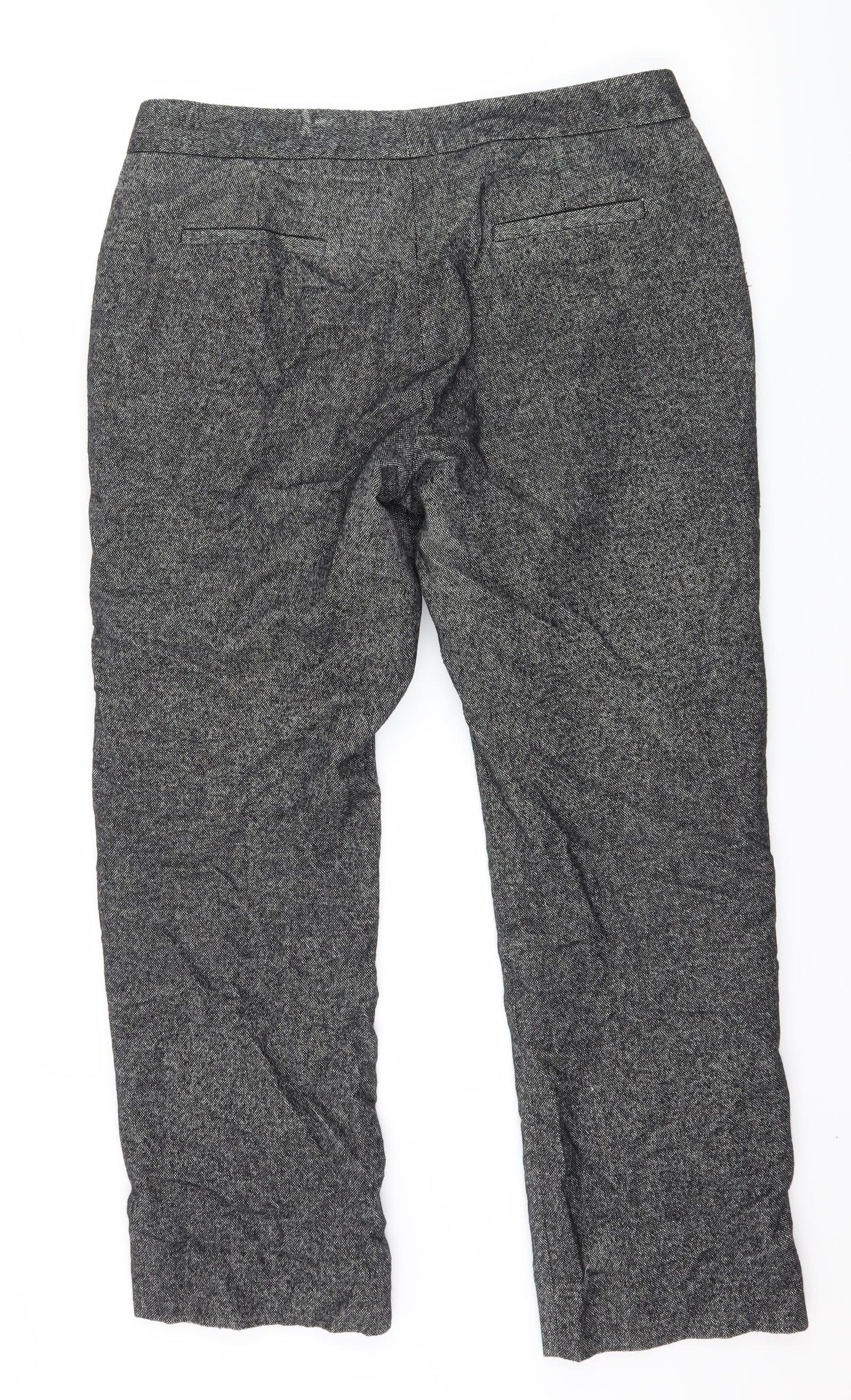 Womens UK Size 34 in Preworn Regular Fit  Grey Trousers