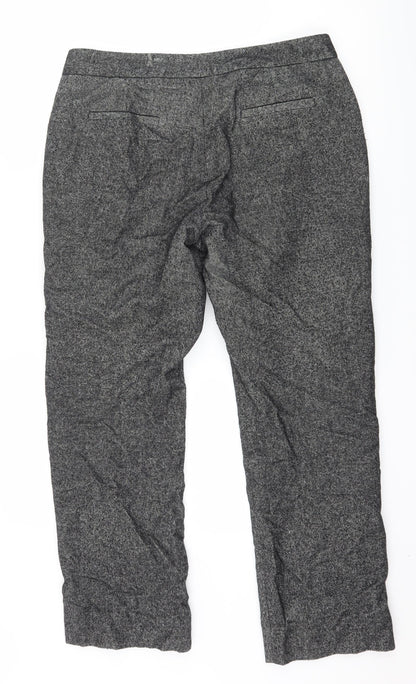Womens UK Size 34 in Preworn Regular Fit  Grey Trousers