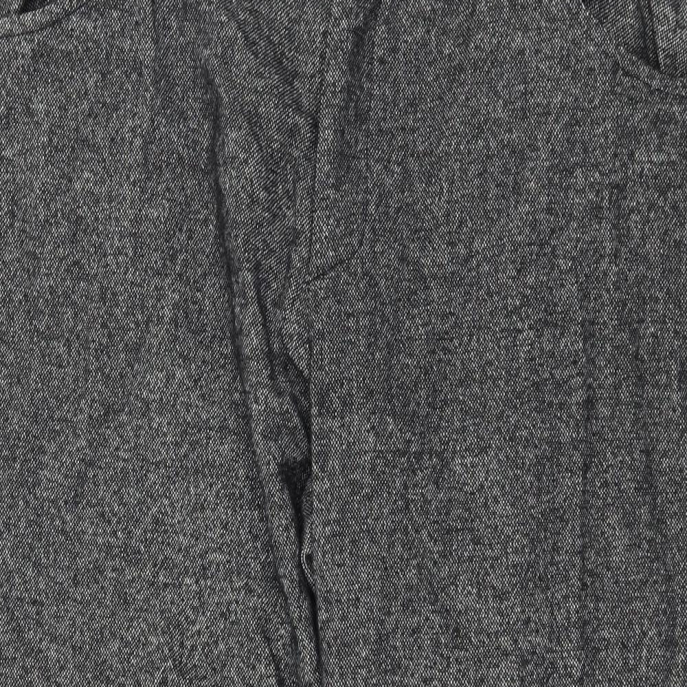 Womens UK Size 34 in Preworn Regular Fit  Grey Trousers