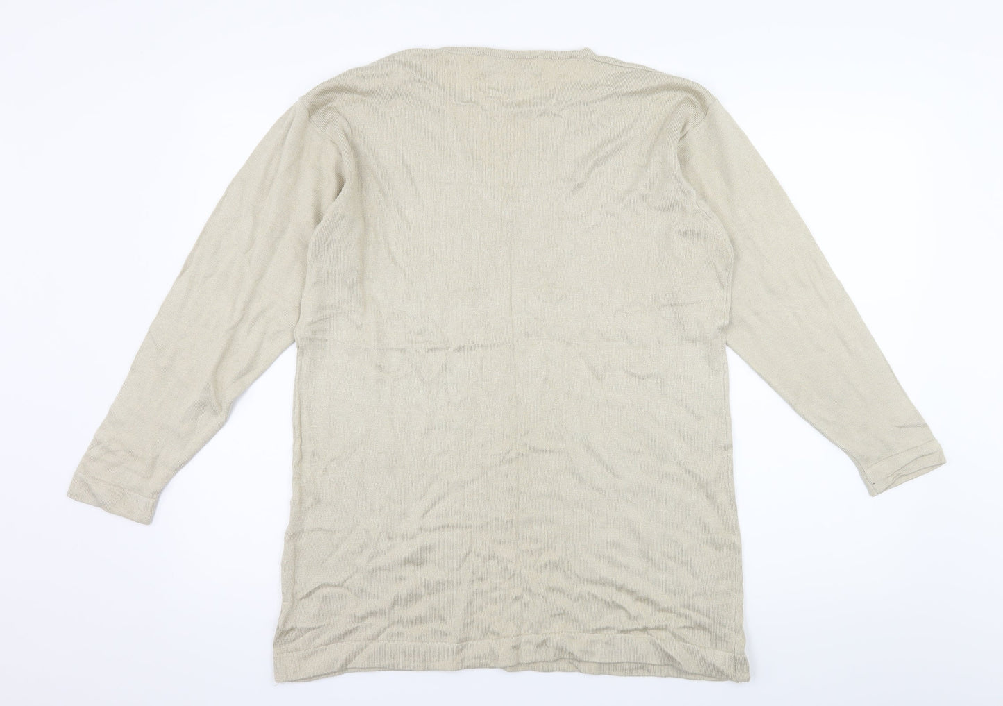 Berkertex Womens Beige  Knit Pullover Jumper Size 14