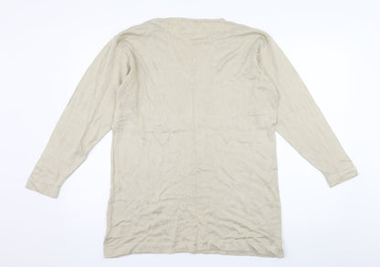 Berkertex Womens Beige  Knit Pullover Jumper Size 14