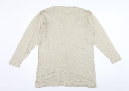 Berkertex Womens Beige  Knit Pullover Jumper Size 14