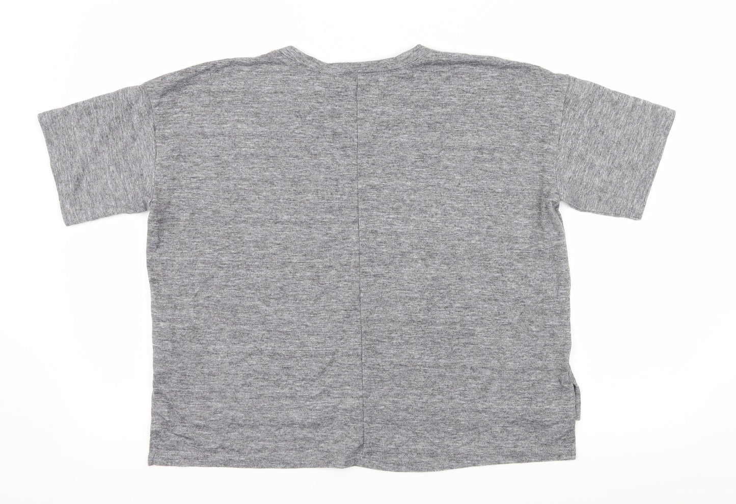 FOREVER 21 Womens Grey  Jersey Basic T-Shirt Size M