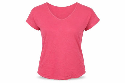Womens UK Size S Gap Pink Basic T-Shirt