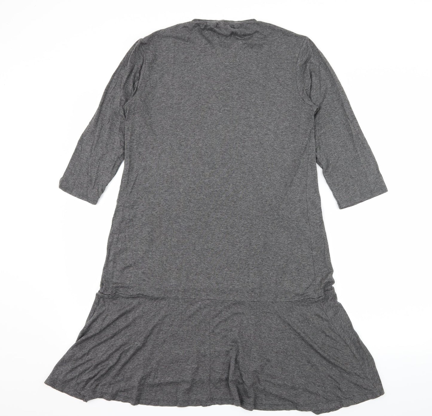 Bluebelle Womens Grey  Jersey T-Shirt Dress  Size 10