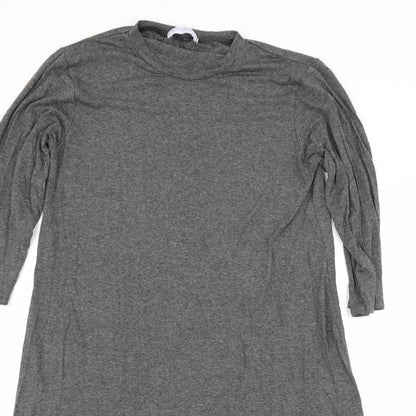 Bluebelle Womens Grey  Jersey T-Shirt Dress  Size 10