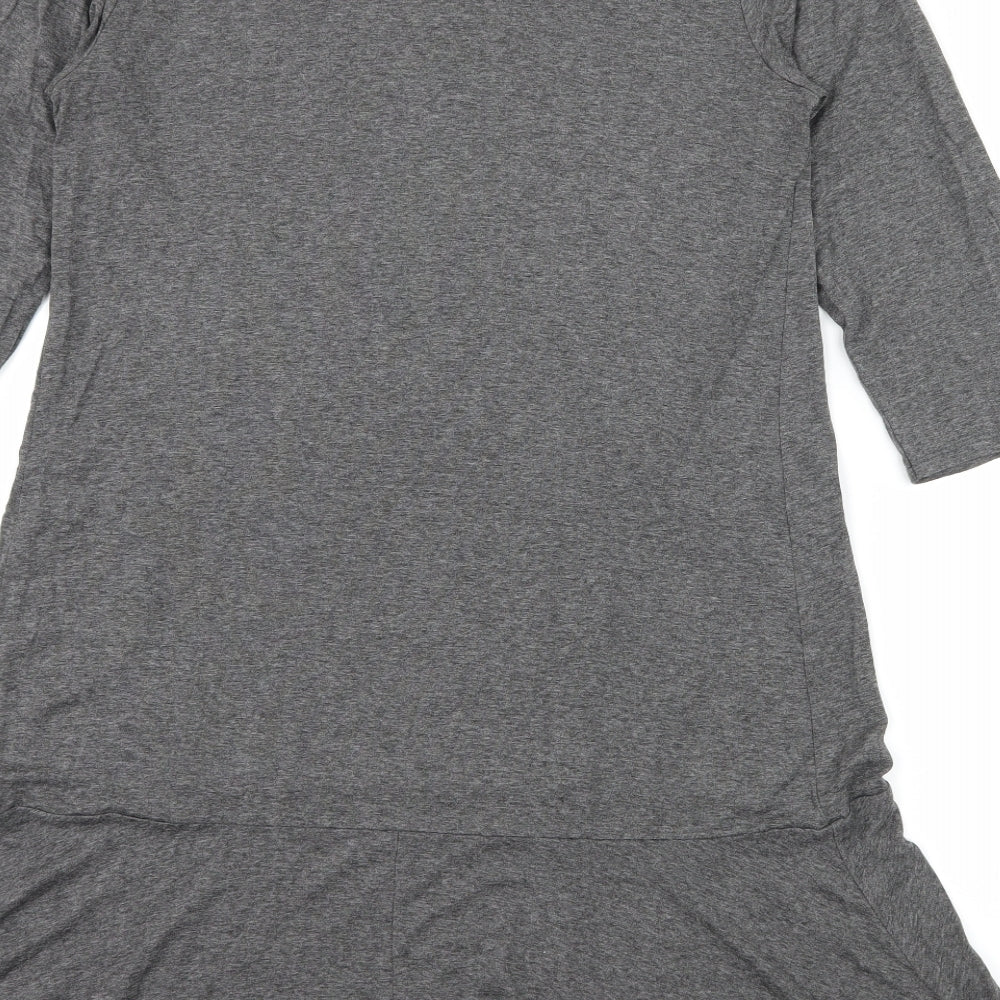 Bluebelle Womens Grey  Jersey T-Shirt Dress  Size 10
