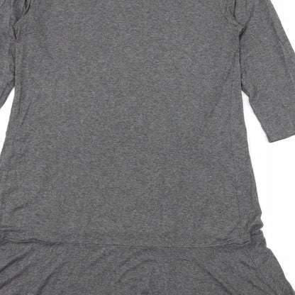 Bluebelle Womens Grey  Jersey T-Shirt Dress  Size 10